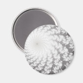 Silver Whirlpool Magnet (Vorderseite/Rückseite)