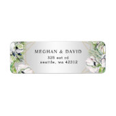 Silver White Anemone Gold Geometric Wedding (Vorne)