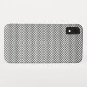 Silver White Carbon Fibre Print Case-Mate iPhone Hülle (Rückseite (Horizontal))