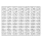 Silver White Cheers Celebration Tischdecke (Vorderseite (Horizontal))