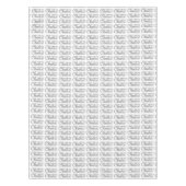 Silver White Cheers Celebration Tischdecke (Vorderseite)