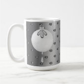 SILVER & WHITE CHRISTMAS ORNAMENTS KAFFEETASSE (Links)