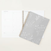 Silver White Floral Boho Wedding Planer (Anzeige)
