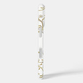 Silver White Gold Diamond Jewel Floral Case-Mate iPhone Hülle (Rückseite / Rechts)