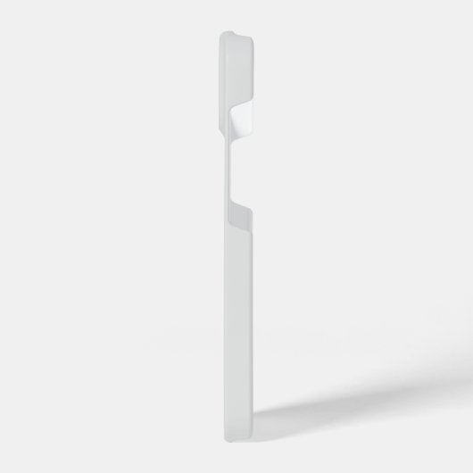 Silver White Gold Monogram Name Script iPhone Hülle (Linke Seite)