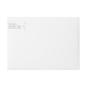 Silver & White Snowflake Merry und Bright (Vorderseite)