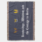 Silver Wings Throw Blanket Decke (Vorderseite Vertikal)