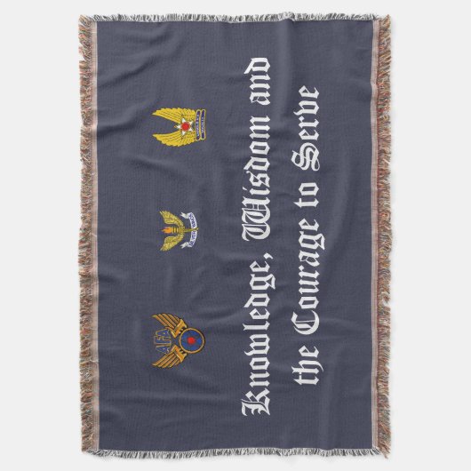 Silver Wings Throw Blanket Decke (Vorderseite Vertikal)