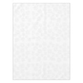 Silver Winter Snowflake Einfaches Minimalistisches Tischdecke (Vorderseite)