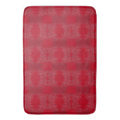 Silver Wirbel Arabesque Bath Mat Badematte (Vorderseite Vertikal)