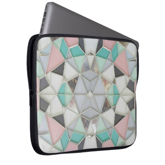 silver with abit of pink laptopschutzhülle (Vorne Rechts)