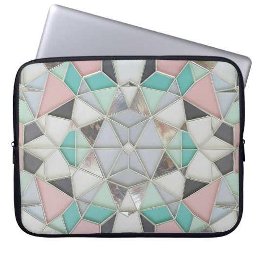 silver with abit of pink laptopschutzhülle (Vorderseite)