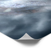 Silver Wolf Art Poster (Ecke)