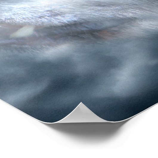 Silver Wolf Art Poster (Ecke)