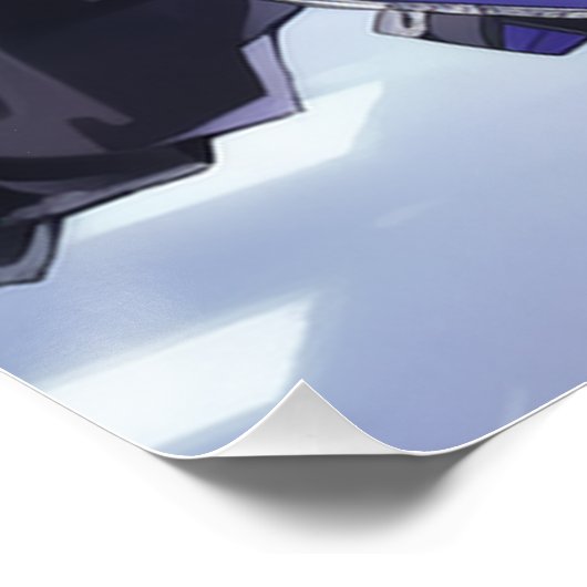 Silver Wolf fan art 1 Poster (Ecke)