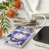 Silver Wolf fan art 1 Schlüsselanhänger (Vorderseite rechts)