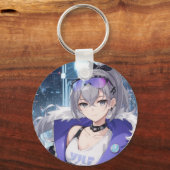 Silver Wolf fan art 1 Schlüsselanhänger (Vorderseite)