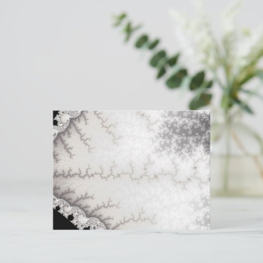 Silver Zigzag Postcard Postkarte (Stehend Vorderseite)