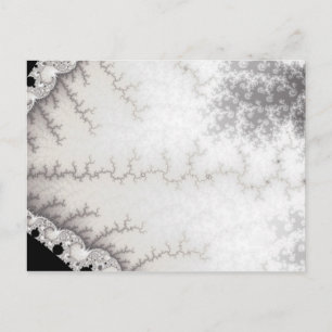 Silver Zigzag Postcard Postkarte