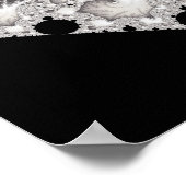 Silver Zigzag Poster (Ecke)