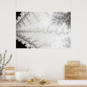 Silver Zigzag Poster (Küche)