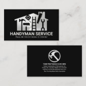 Silver Zuhause Handyman Tools Builder Visitenkarte (Vorne/Hinten)