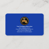 Silver Zuhause Pipeline Leaking Faucet Visitenkarte (Rückseite)