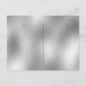 Silver Zuhause Swever New Zuhause Move Ankündigungspostkarte (Rückseite)