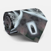 Silvera Fraktal Gothica Web Krawatte (Gerollt)