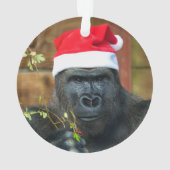 Silverback als Weihnachtsgrouch Ornament (Rückseite)