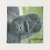 Silverback Dishi Wandteppich (Vorderseite (Horizontal))