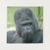 Silverback Dishi Wandteppich (Vorderseite)