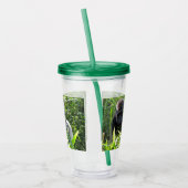 Silverback Gorilla - Akryllischer Tumbler Acryltrinkbecher (Links)