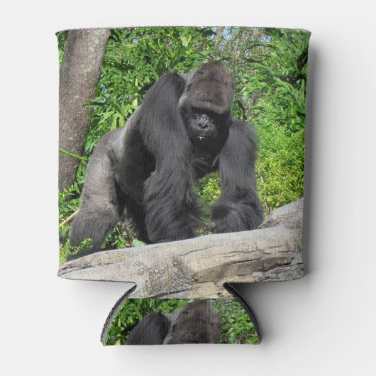 Silverback Gorilla Can Cooler Dosenkühler (Vorderseite)