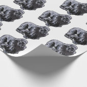 Silverback Gorilla Geschenkpapier (Ecke)