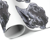 Silverback Gorilla Geschenkpapier (Rolleneckpunkt)