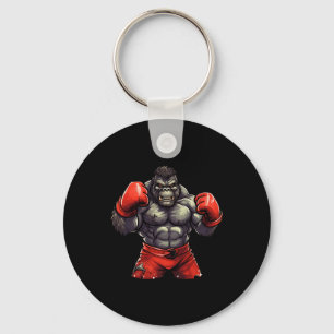 Silverback Gorilla Gym Apparel Body Gebäude Boxin Schlüsselanhänger