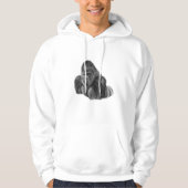 Silverback Gorilla Hoodie ゴリラのパーカー (Vorderseite)