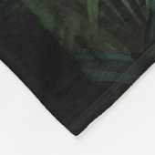 Silverback Gorilla in Ruanda Fleecedecke (Ecke)