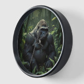Silverback Gorilla in Ruanda Uhr (Winkel)