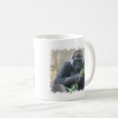 Silverback-Gorilla-Kaffee-Tasse Kaffeetasse (VorderseiteRechts)