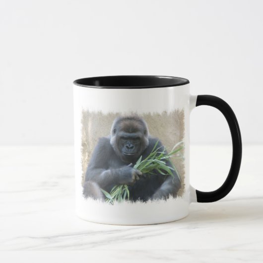 Silverback-Gorilla-Kaffee-Tasse Tasse (Rechts)