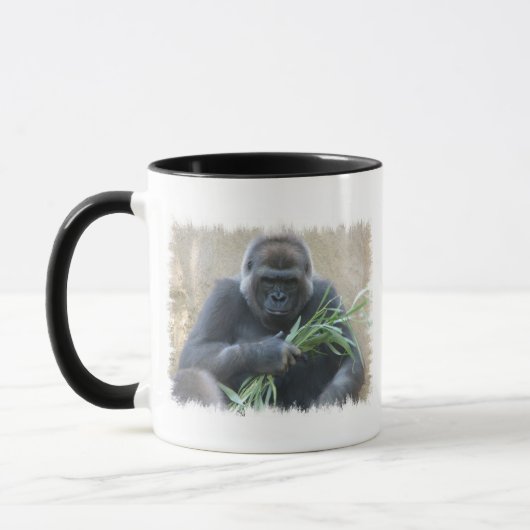 Silverback-Gorilla-Kaffee-Tasse Tasse (Links)