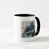 Silverback-Gorilla-Kaffee-Tasse Tasse (VorderseiteRechts)