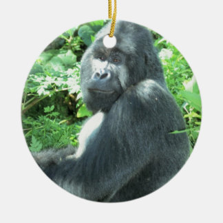 Silverback Gorilla Keramikornament