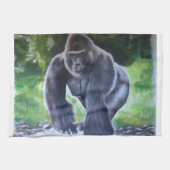 Silverback-Gorilla Küchentuch (Horizontal)