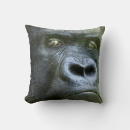 Silverback-Gorilla-Kunst-Designer-Kissen Kissen