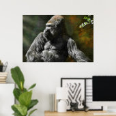 SILVERBACK GORILLA LEADER POSTER (Heimbüro)