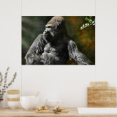 SILVERBACK GORILLA LEADER POSTER (Küche)