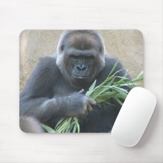 Silverback-Gorilla-Mausunterlage Mousepad (Mit Mouse)